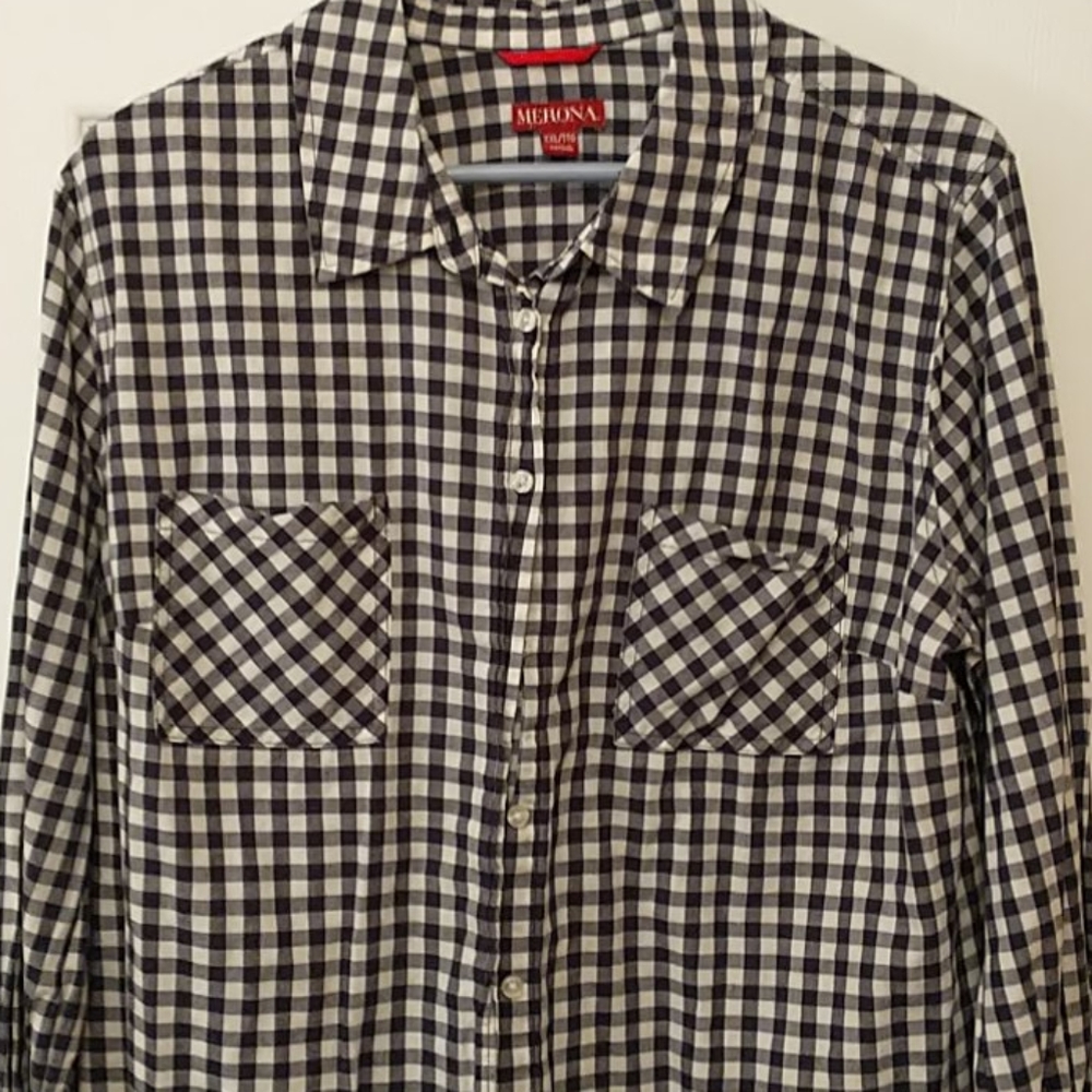 Plaid button down